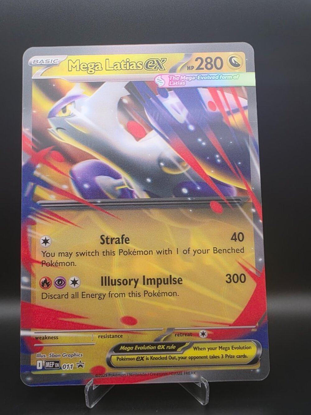 #011 Mega Latias Ex JUMBO Promo - Pokémon TCG Mega Evolution English